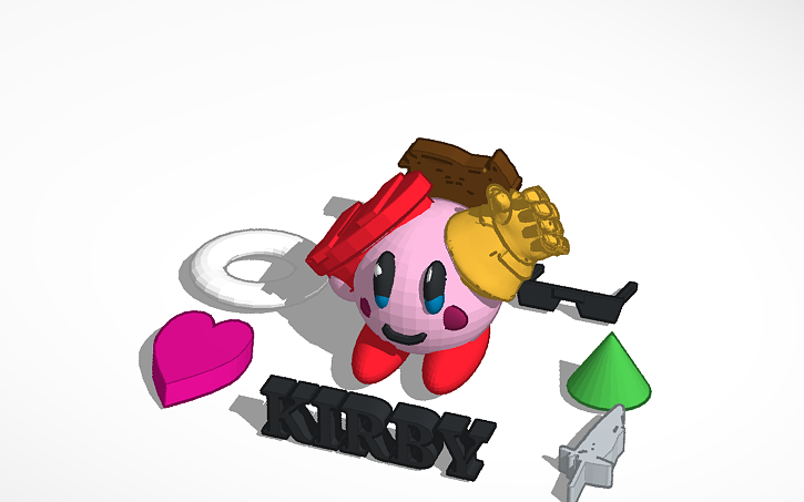 3D design KIRBY SAYS POYO | Tinkercad