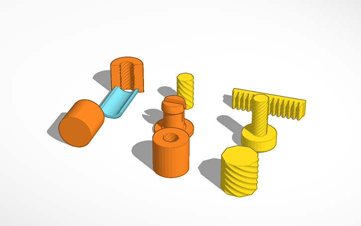 3D design parts for random things - Tinkercad