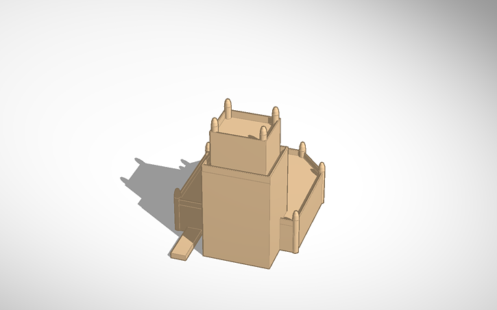 3D design Torre Belem - Tinkercad