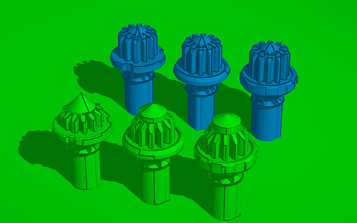 3D design Beyblade Bits-Needle Credit Juni and Donut - Tinkercad
