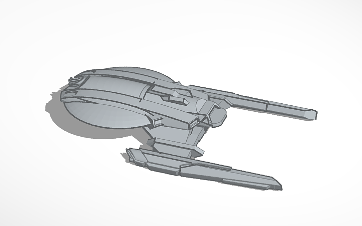 3D design USS Shenzhou - Tinkercad