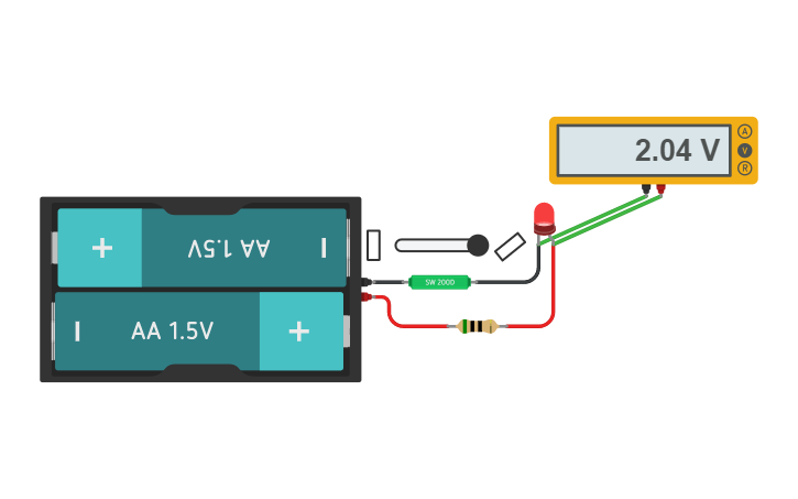 Circuit design TILT SENSOR | Tinkercad