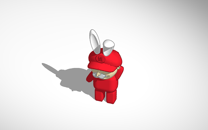 3D design senior Mario - Tinkercad