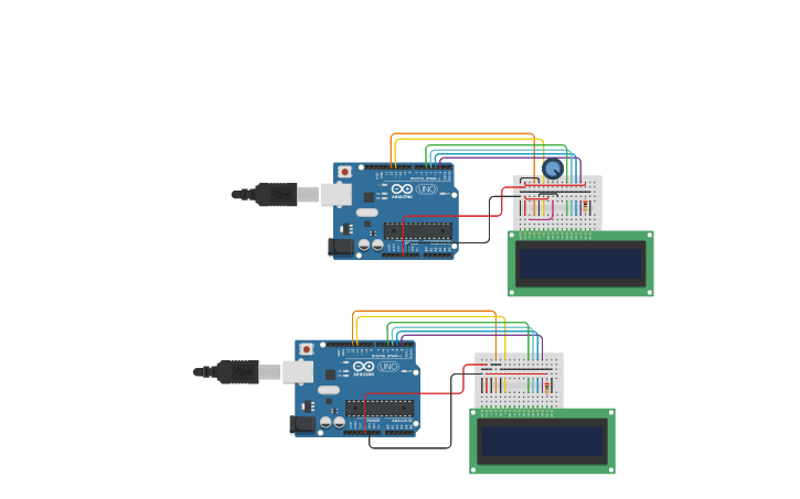 Circuit design Super Compact LCD assembly | Tinkercad