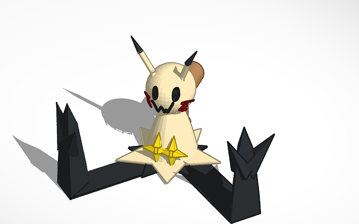 3D design Angry Mimikyu | Tinkercad