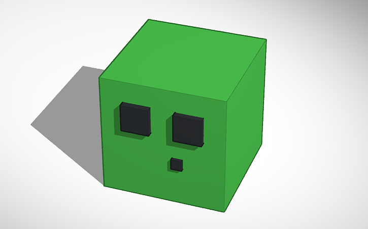 3D design Minecraft Slimers | Tinkercad