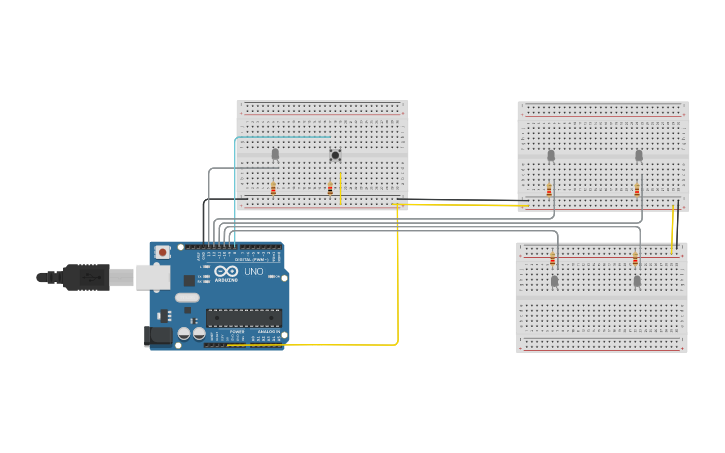 Circuit design Copy of Led con boton 11 de mayo | Tinkercad