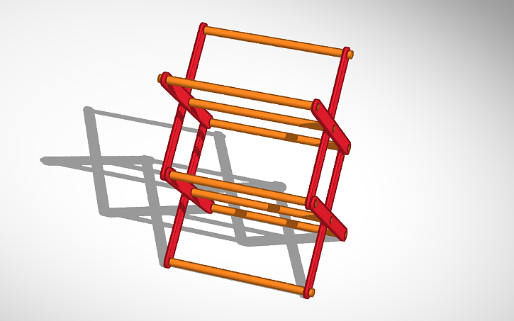 3D design Scissor Rack assembly - Tinkercad