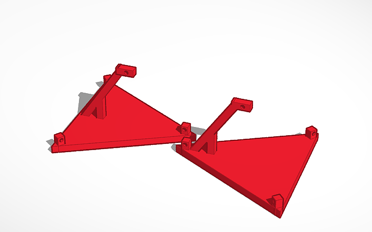 3D design impossible table - Tinkercad