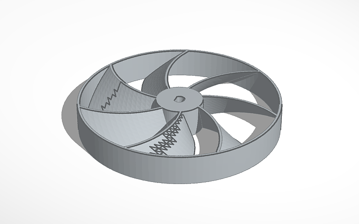 3D design New Motor Fan - Tinkercad