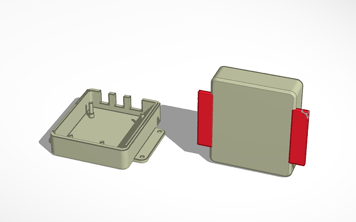 Button Case Cad Arduino 3D design Arduino Uno Case - Tinkercad