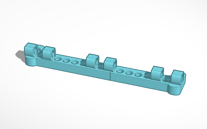 3D design Nigel 3Dprintbot- NXT/EV3 Robot Chassis Claw Brace & Sensor ...