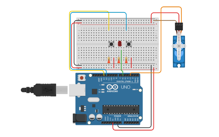 servo motor position control project clipart