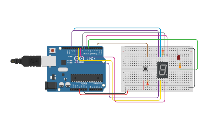 Circuit design examen t4 AHG - Tinkercad
