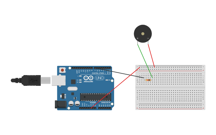 Circuit design Sound Sensor - Tinkercad