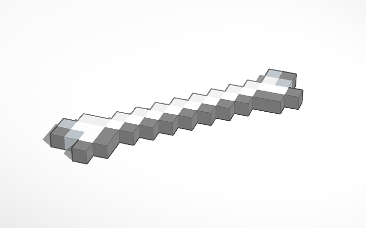 Minecraft Bone Build Mini 3D design Minecraft Bone - Tinkercad