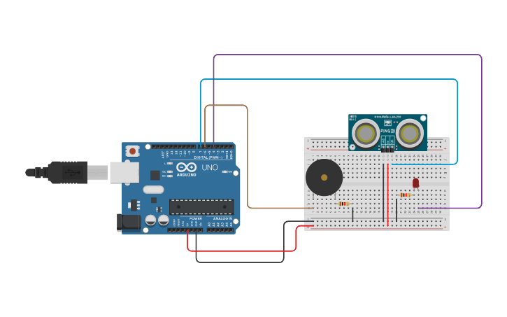 Circuit design Arduino - Tinkercad