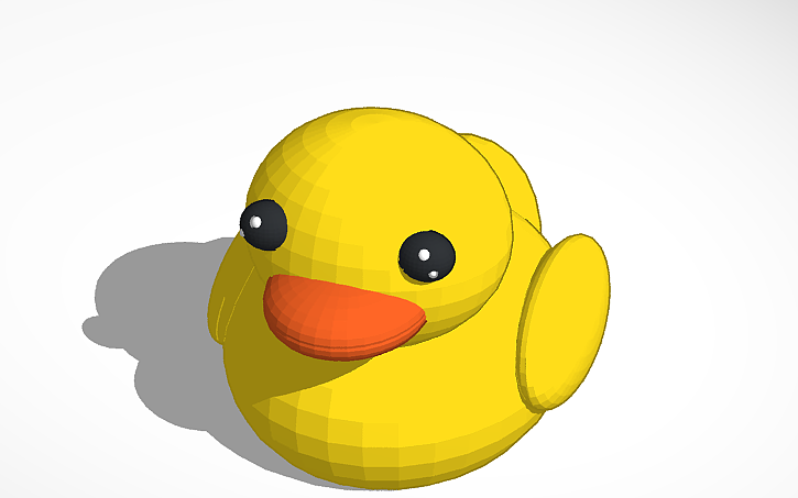 3D Design Duck Tinkercad