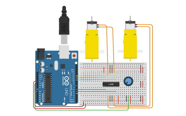 Circuit design PID Control Lab | Tinkercad