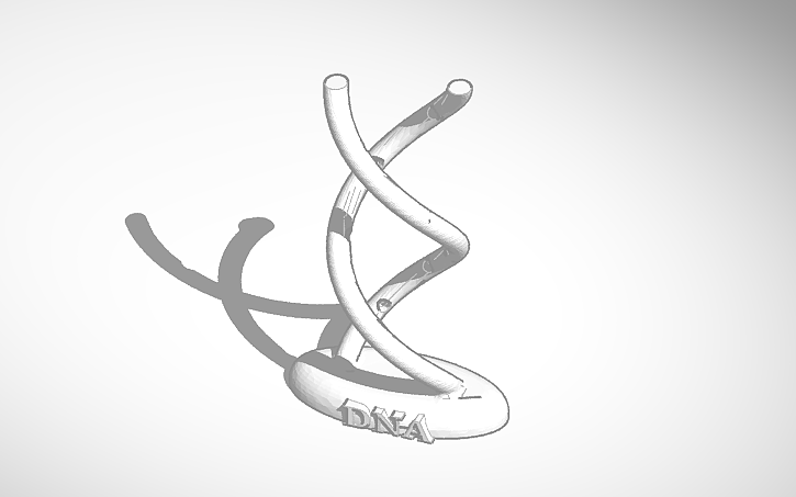 3D design DNA helix - Tinkercad