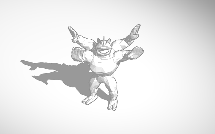 3D design Machamp - Tinkercad