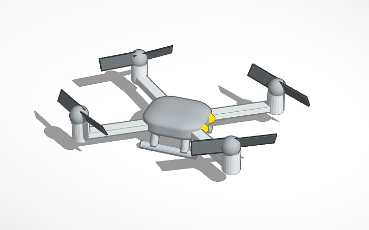 3D design drone - Tinkercad