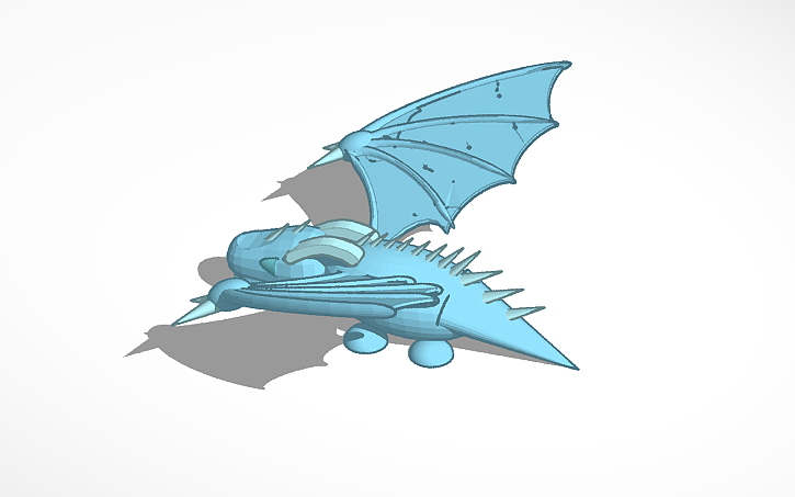 3D design Copy of Frost Dragon Adopt Me Roblox - Tinkercad