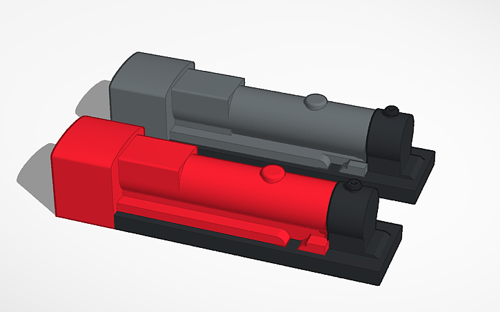 3D design Wooden Railway / Filament Railway GCR 8K - Tinkercad