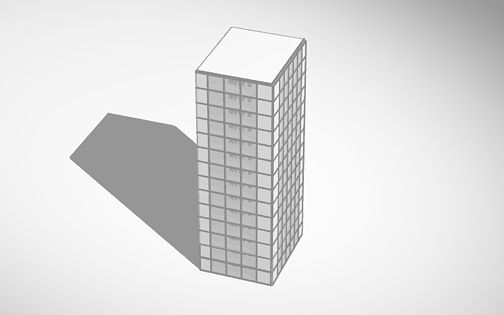 3d Design Collapsing Tower Tinkercad