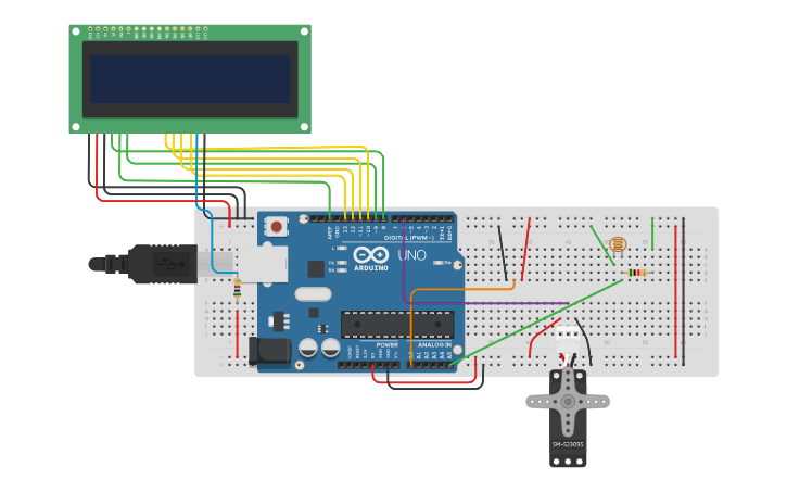 Circuit design LCD_arduino_calcula | Tinkercad