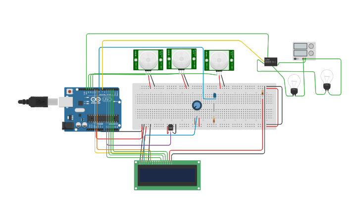 Circuit design Proyecto Arquitectura | Tinkercad