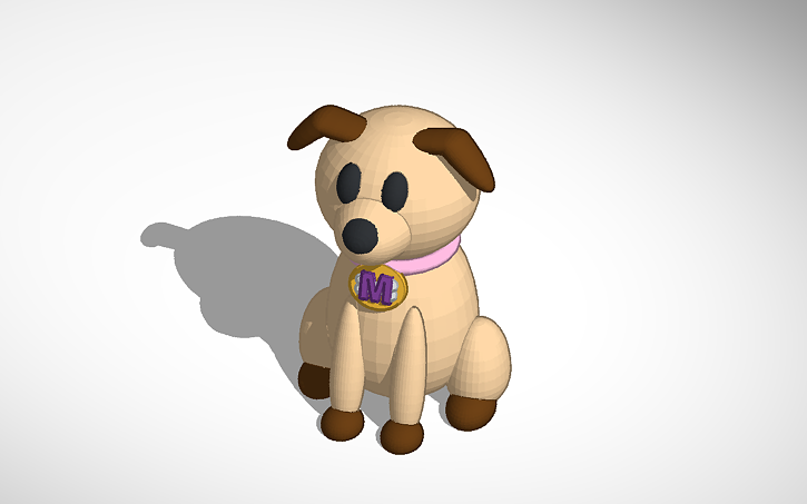 3D design Macy the puppy | Tinkercad