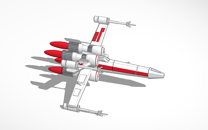 3D design X-Wing | Tinkercad