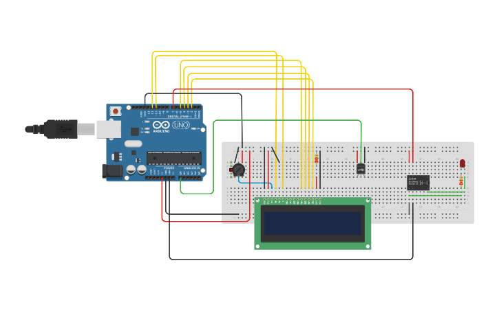 Circuit Design Arduino Temp Monitor With Relay Control - Tinkercad