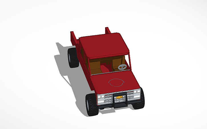 3D design 1991 Chevy Pickup Truck - Tinkercad