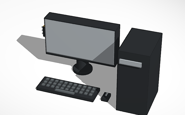 3D design Desktop pc - Tinkercad
