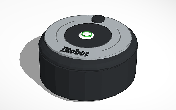 3D design aspiradora robot - Tinkercad