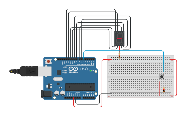 Circuit design from 0 to 9 - Tinkercad