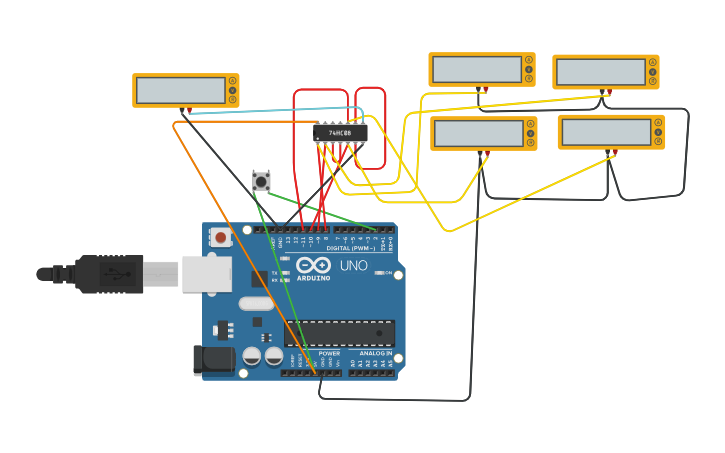 Circuit design Arduino | Tinkercad