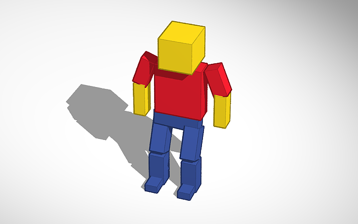3D design lego man - Tinkercad