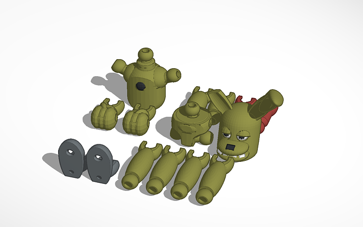 3D design Springtrap - Tinkercad