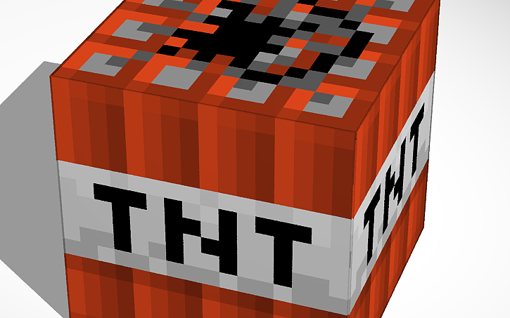 3D design TNT block | Tinkercad