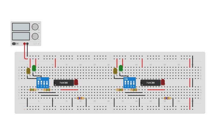 Compuertas Logicas And Y Nand Tinkercad