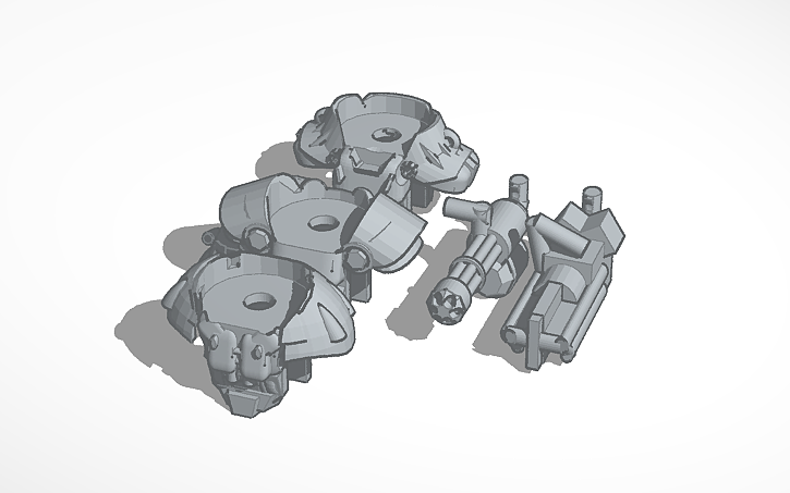 3D design Copy of lego fallout power armor pack - Tinkercad