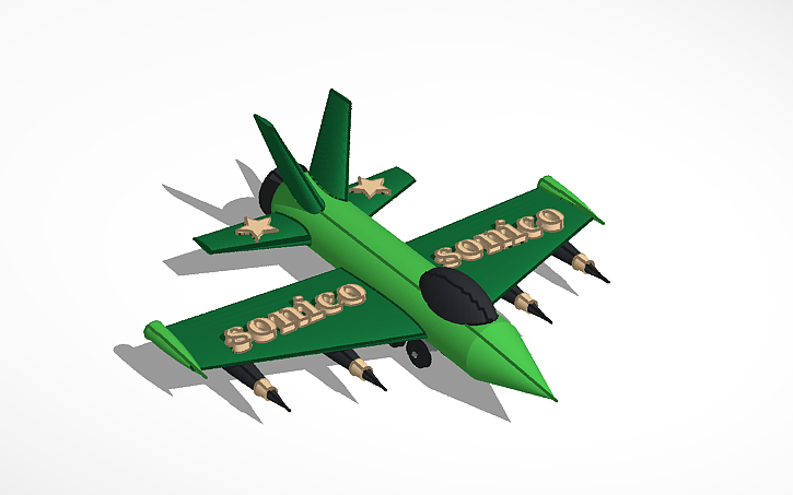 3D Design JET MILITAR Tinkercad 3d-design-jet-militar-tinkercad