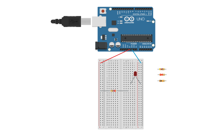 Lisa Arduino Lesson 2 Leds Tinkercad