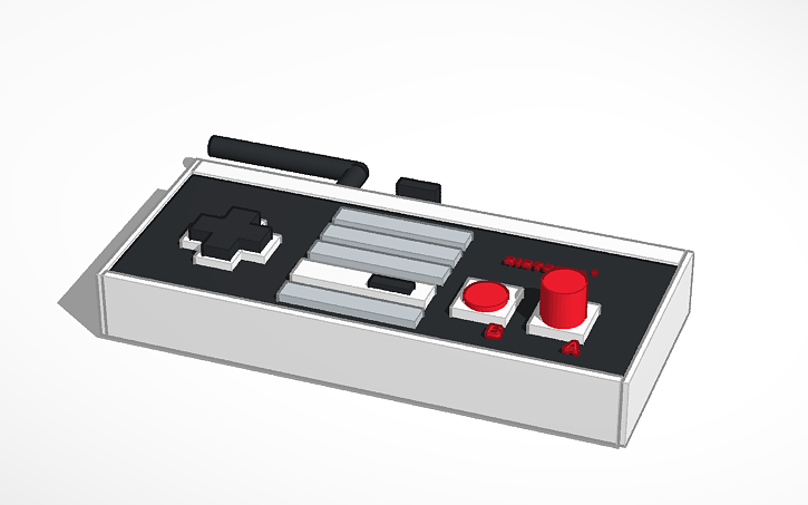 3D design NES Controller | Tinkercad