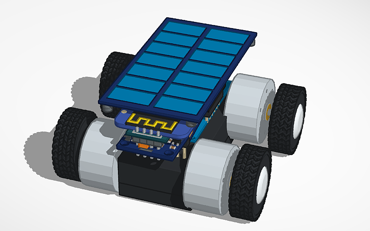 3D design RC Arduino Car - Tinkercad