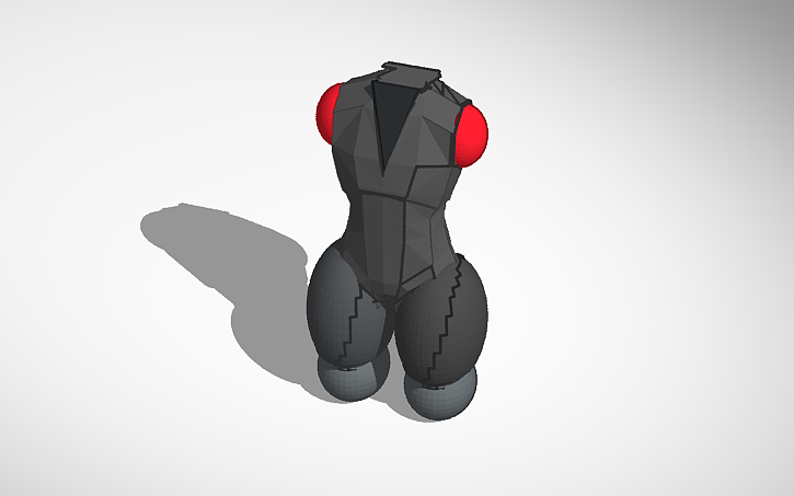 Deviltech Blueprint 3D design devil tech chest | Tinkercad