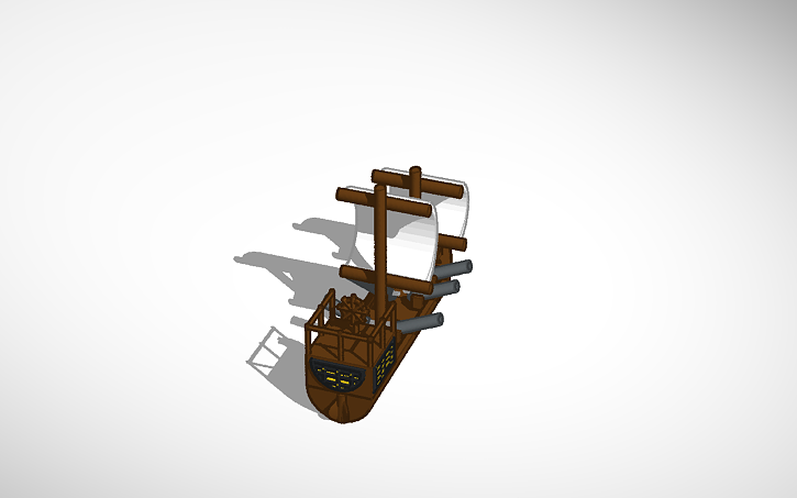 3d design boat tinkercad